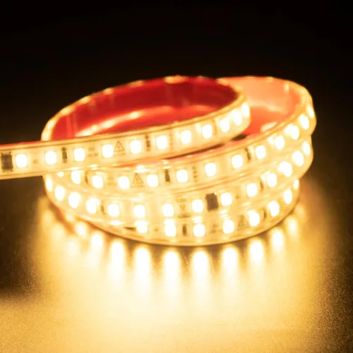 Vista 12 de Tiras de Luces LED de CA 120V de 3.28 Pies Blanco Cálido con Enchufe de EE.UU. 1M Luces LED Cortables SMD 2835 de 110 Voltios Cintas de Luces LED