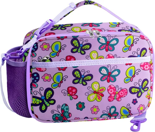 Vista 18 de RLGPBON Lonchera para Niños, Lonchera con Aislamiento Térmico para Niños y Niñas, Bonita Bolsa de Almuerzo y Lonchera Reutilizable para Niños