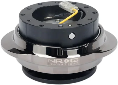 Vista 9 de NRG Innovations NRG-SRK-220BK GEN 2.2 Adaptador de liberación rápida para volante, 6 agujeros y patrones de pernos 6x70 y 6x74mm Cuerpo negro/anillo