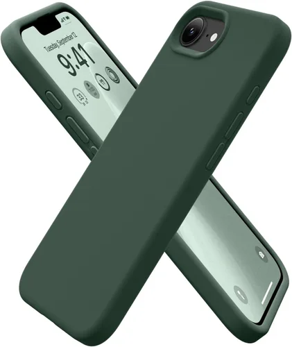 Vista 28 de GolbinBox Funda magnética para iPhone 17, compatible con MagSafe, cubierta de silicona integrada para control de cámara, funda de silicona líquida a