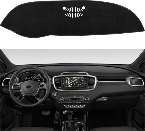Vista 14 de SPEEDWOW Cubierta Alfombrilla para Tablero de Instrumentos Tapete Alfombra Compatible para Toyota Camry 2002-2006 Alfombrilla para Tablero Cubiertas