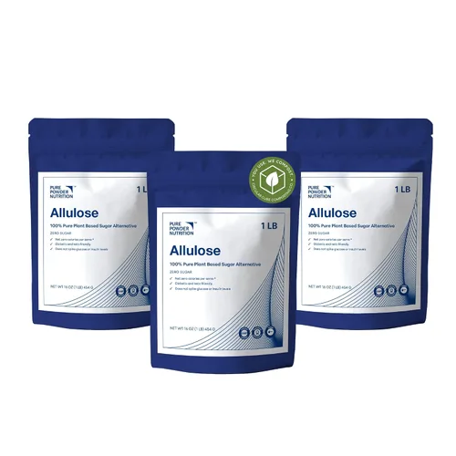 Vista 4 de Pure Powder Nutrition Alulosa Alternativa de azúcar a base de plantas Paquete de 1 lb