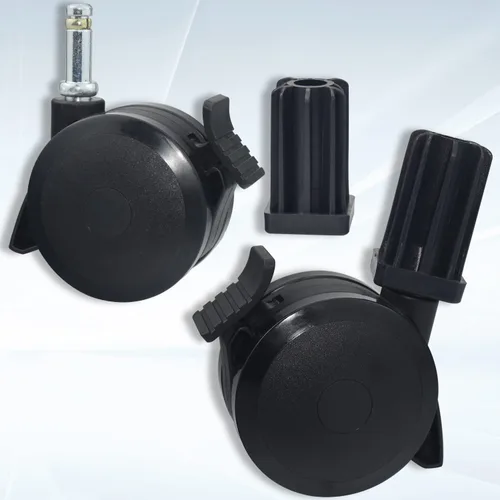 Vista 8 de Paquete de 4 ruedas de bloqueo 70360 con inserto para parrillas de gas Weber Genesis E-310 Spirit Series 2009-2012, E400 E600 Summit Series