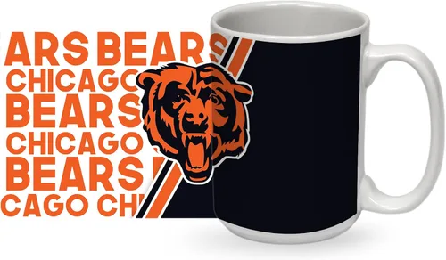 Vista 37 de Rico Industries NFL Football 15 oz White Ceramic Mug