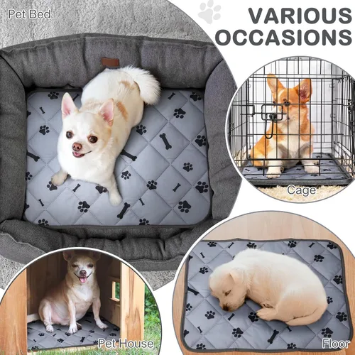 Vista 4 de Namalu Paquete de 4 camas autocalentables para gatos, 18 x 24 pulgadas, autocalentamiento para perros y gatos, almohadilla reflectante del calor