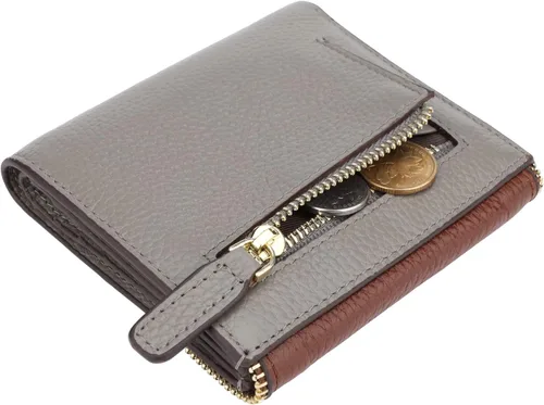 Vista 3 de Lavemi Ultra Thin Small Compact Leather Womens Girls Wallets RFID Blocking Credit Card Holder for Women