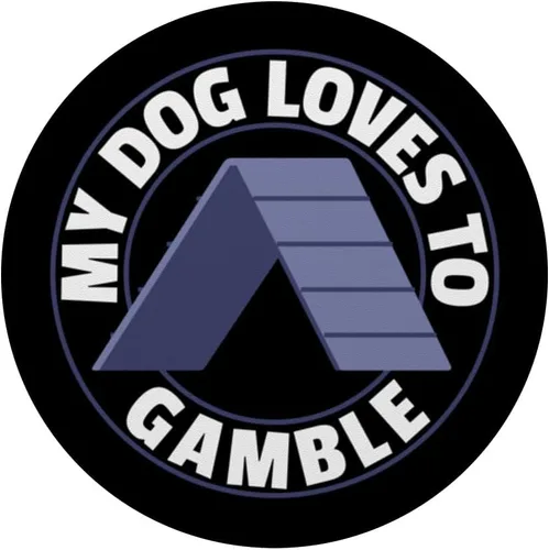 Vista 3 de Dog Agility Handler - My Dog Loves To Gamble - Dog Agility PopSockets Adhesive PopGrip
