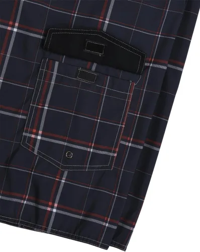 Vista 5 de Nonwe Pantalones cortos de playa ligeros y sólidos para hombre con forro