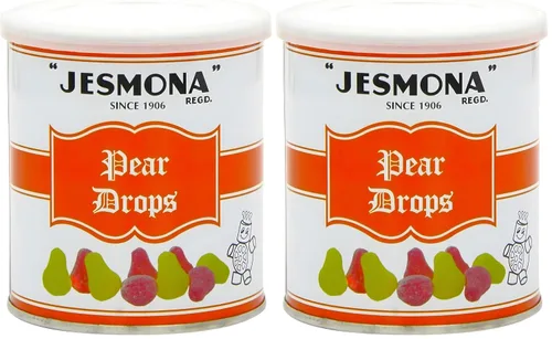 Vista 11 de Jesmona Old Fashioned Mint Humbugs - Lata de dulces duros ingleses con centro de caramelo, lata de regalo de dulces duros británicos resellables