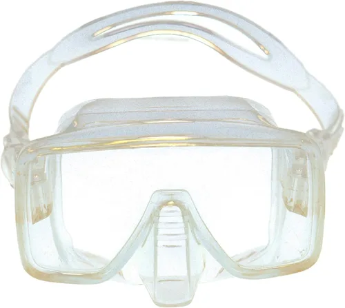 Vista 2 de Scuba Choice Buceo Azul Tek2 Clear One Window Máscara de Silicona