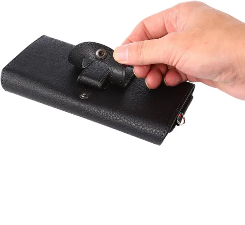 Vista 6 de Funda horizontal doble con clip para cinturón, 2 fundas para teléfono celular para iPhone 13, 12, 11, XR XS, iPhone 14 Pro, Samsung Galaxy S22, S21