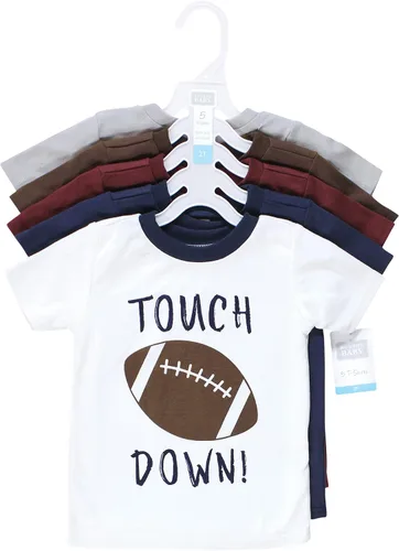 Vista 2 de Hudson Baby Camisetas unisex de manga corta para bebé