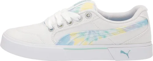 Vista 8 de PUMA Tenis C-Rey para mujer, BlancoBlancoOro del
