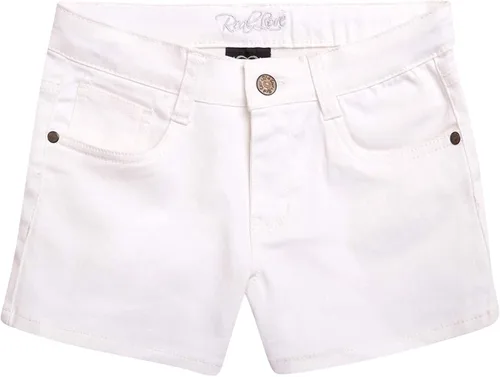 Vista 2 de Real Love Pantalones cortos de sarga súper elásticos para niñas (paquete de 2)