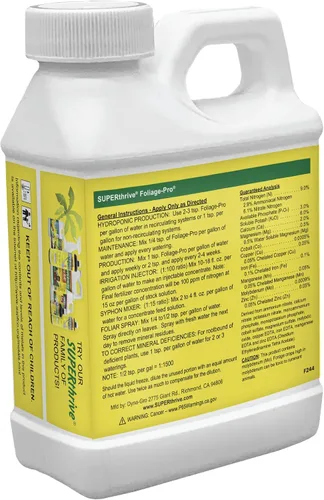 Vista 2 de Dyna-Gro DYFOL008 Foliage Pro, Blanco, 8 oz
