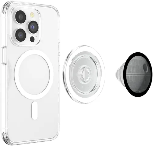 Vista 4 de Star Wars Death Star Battle Station PopSockets MagSafe PopGrip para iPhone