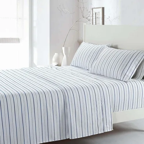 Vista 2 de Royal Hotel Bedding Sábanas de cama estampadas suaves de microfibra de doble cepillado, bolsillo profundo, resistentes a las arrugas, estampado