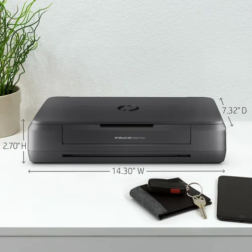 Vista 8 de Impresora móvil HP Officejet 200 con paquete de tinta XL, Negro