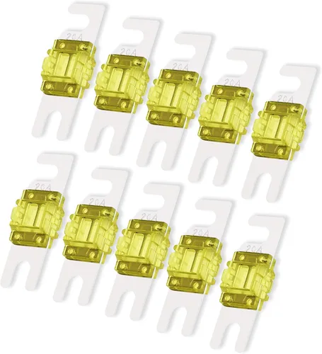 Vista 9 de AFS15-10 Níquel 15 Amp AFS Fusible Paquete de 10