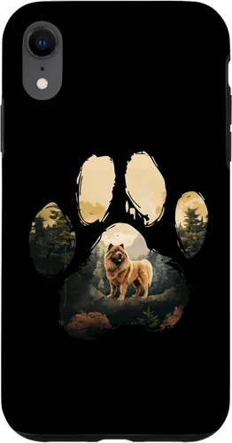 Vista 8 de Funda para iPhone 15 Chow Chow Mountain Paw Design Dog Mom Dad