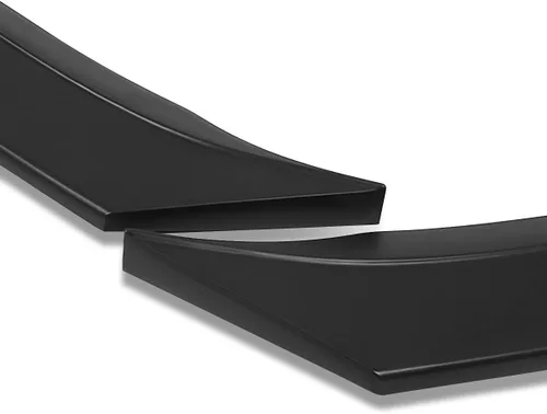 Vista 4 de DNA MOTORING Borde de parachoques delantero de perfil bajo sin canards laterales compatible con Corvette 2014-2019, negro mate, 2-PU-567-CCC