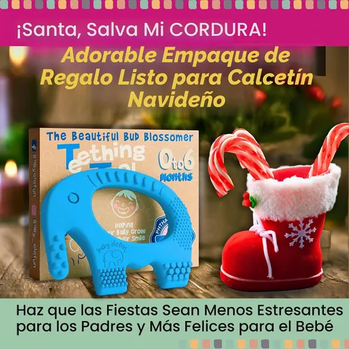 Vista 9 de Juguetes de dentición Baby Elefun para bebés 5X Alivio del dolor Sin retraso 0-6 meses Azul 34-38 Azul