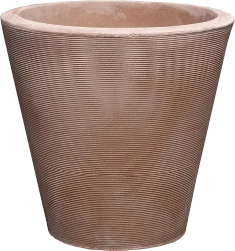 Vista 22 de Crescent Garden Madison Planter– Maceta resistente a la intemperie, doble pared para interiores y exteriores con orificio de drenaje, contenedor