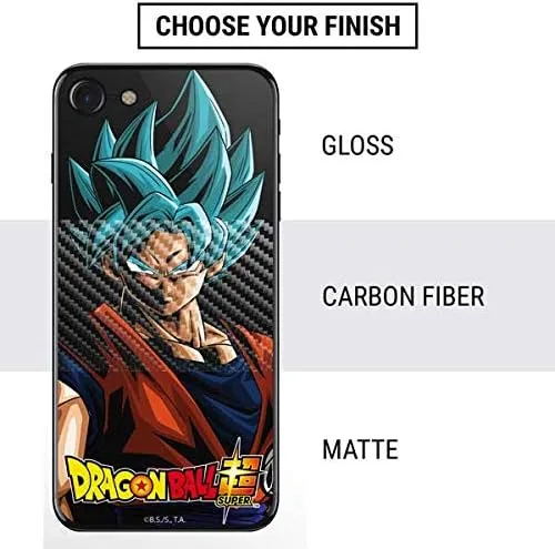Vista 4 de Skinit Calcomanía para teléfono compatible con iPhone SE (2ª y 3ª generación), diseño oficial de Dragon Ball Super Goku