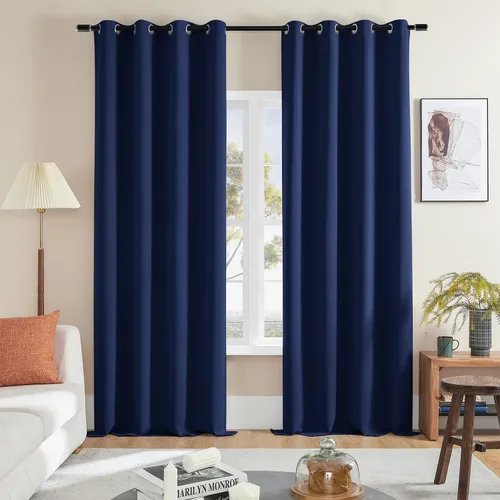 Vista 19 de Rutterllow - Cortinas opacas con ojales, 2 paneles