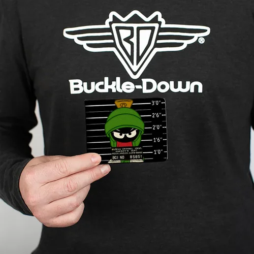 Vista 3 de Buckle-Down Cartera plegable para hombre Marvin The Martian