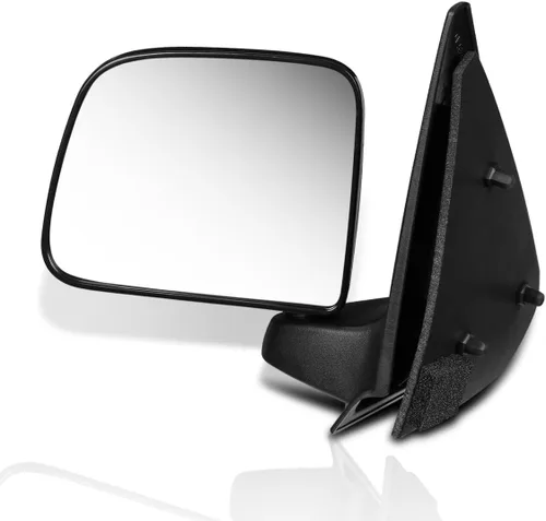 Vista 2 de [Izquierda/lado del conductor] Espejo de puerta de visión lateral de ajuste manual de estilo de fábrica compatible con Mazda Serie B 94-02/Ford