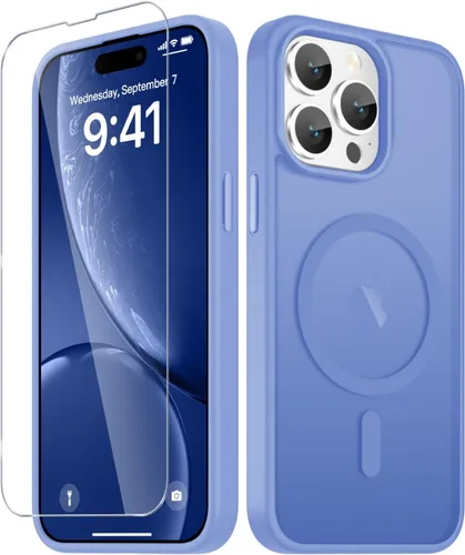 Vista 684 de Funda para Google Pixel 10 Pro XL, cubierta magnética mate, color negro Fit for MagSafe, Screen Protector included, Shockproof Military Grade