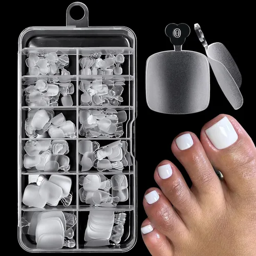 Vista 10 de 240 piezas de puntas de uñas de gel extra cortas de almendra, uñas postizas de almendra claras, XS, puntas de uñas cortas de almendra, uñas
