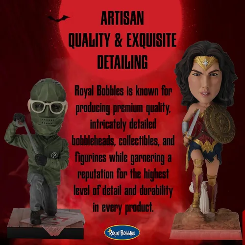 Vista 2 de Royal Bobbles DC Comics Batman - 6 pulgadas de alto - Estatua coleccionable Bobblehead