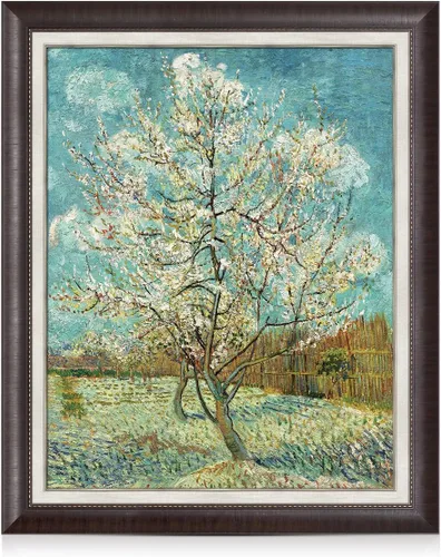 Vista 88 de Serie de pinturas de Vincent Van Gogh (favoritos). Reproducción de arte clásico de Van Gogh, impreso en lienzo, Algodón, Almond Blossom, 16x20