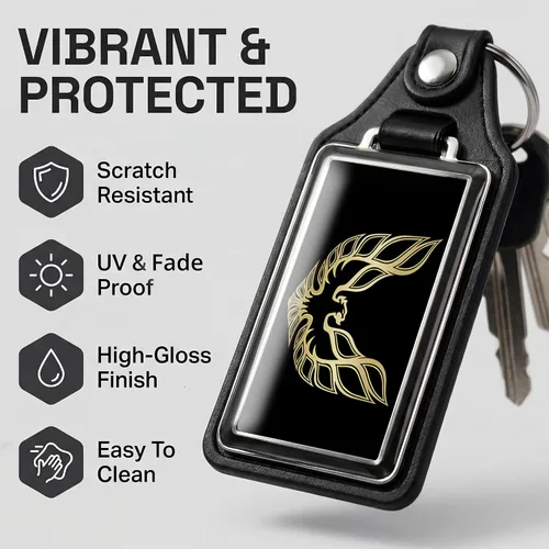Vista 3 de Brotherhood Car Key Chain for Trans Am Firebird - Classic Models Keychain for Men and Women Gift Key Ring