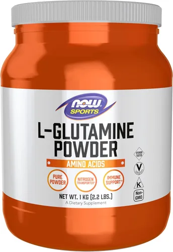 Vista 6 de NOW Foods Sports Nutrition, L-glutamina en polvo puro, transportador de nitrógeno*, aminoácido, 1 libra