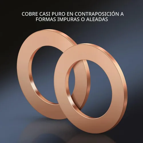 Vista 5 de (20 piezas) M14 Rojo Cobre Aceite Drenaje Tapón Aplastar Arandelas Refrigerante Junta Anillo Sello DFL-030