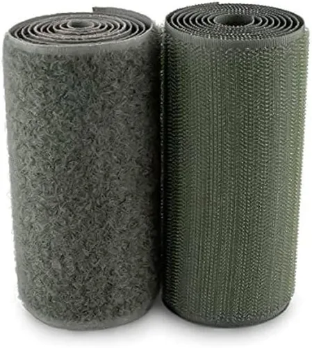 Vista 24 de Cierre de Gancho y Bucle de 1 Pulgada Beige - Cinta de Gancho y Bucle de Nylon No Adhesiva - Longitud de 1 Yarda - Para Tela, Bolsas