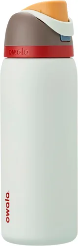 Vista 21 de Owala FreeSip - Acero inoxidable - 32 oz - Morado/Azul (pistas de esquí de los años 80)