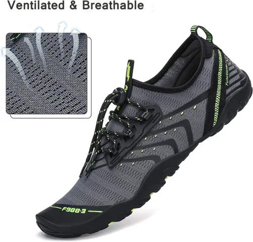 Vista 2 de Kararao Mens Womens Water Shoes Quick Dry Swim Shoes Beach Shoes Pool Surfing Aqua Sports