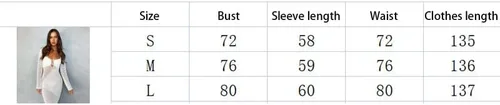 Vista 6 de Sastianaen Women Crochet Knit Maxi Dress Y2k Long Sleeve Backless Dress Hollow Out Bodycon Long Dress Going Out Streetwear
