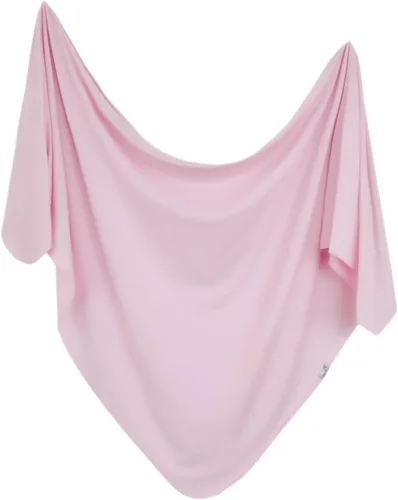 Vista 9 de Copper Pearl Manta para envolver al bebé, manta de punto de primera calidad, manta grande suave y elástica para bebé niño y niña, mantas para recién