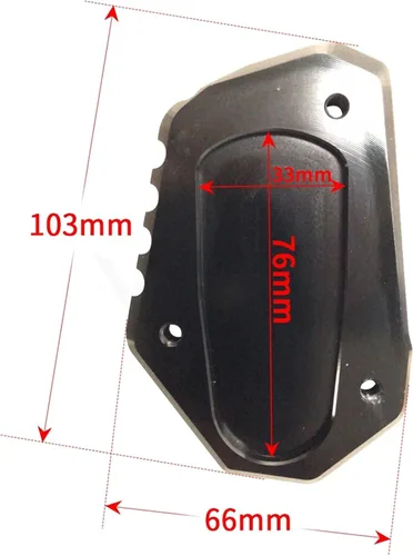 Vista 3 de Soporte lateral de pie para Suzuki para VStrom 1000 DL1000 para V-Strom 1000XT 2014 2020 2021 2022 (color A negro)
