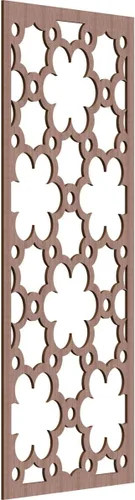 Vista 59 de 9 3/8"W x 24 3/8"H x 1/4"T Southgate Decorativos Paneles De Pared De Madera Calado, Abedul