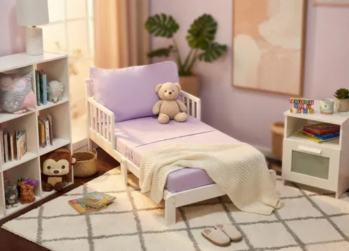Vista 21 de EVERYDAY KIDS Juego de sábanas de bailarina afroamericana para niños pequeños