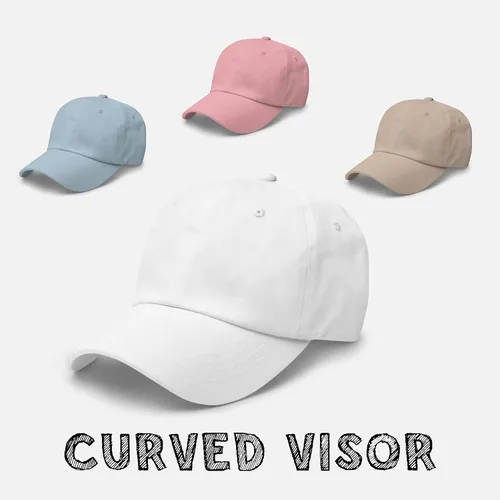 Vista 3 de Gorra de béisbol Here Fishy Bass Fishing Dad Hat