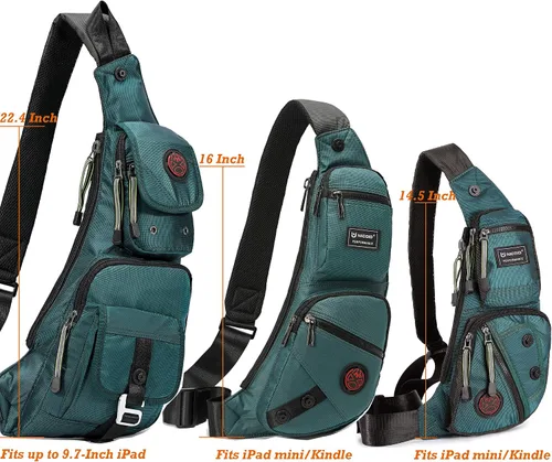 Vista 3 de Nicgid Sling Bag - Mochila bandolera para hombre
