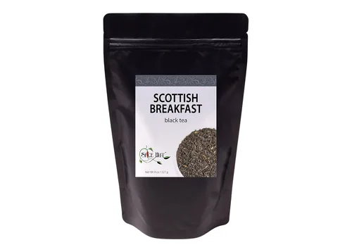 Vista 18 de Crème de la Earl orgánica, hojas sueltas saborizadas Earl gris té negro, el primer sorbo de té, bolsa de 8 onzas (80-100 porciones) The Spice Hut