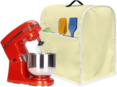 Vista 4 de Kitchen Aid - Cubierta para mezclador de cocina, diseño de estrella de mar, cubierta para mezcladores Hamilton de 6 a 8 cuartos de galón, cubierta